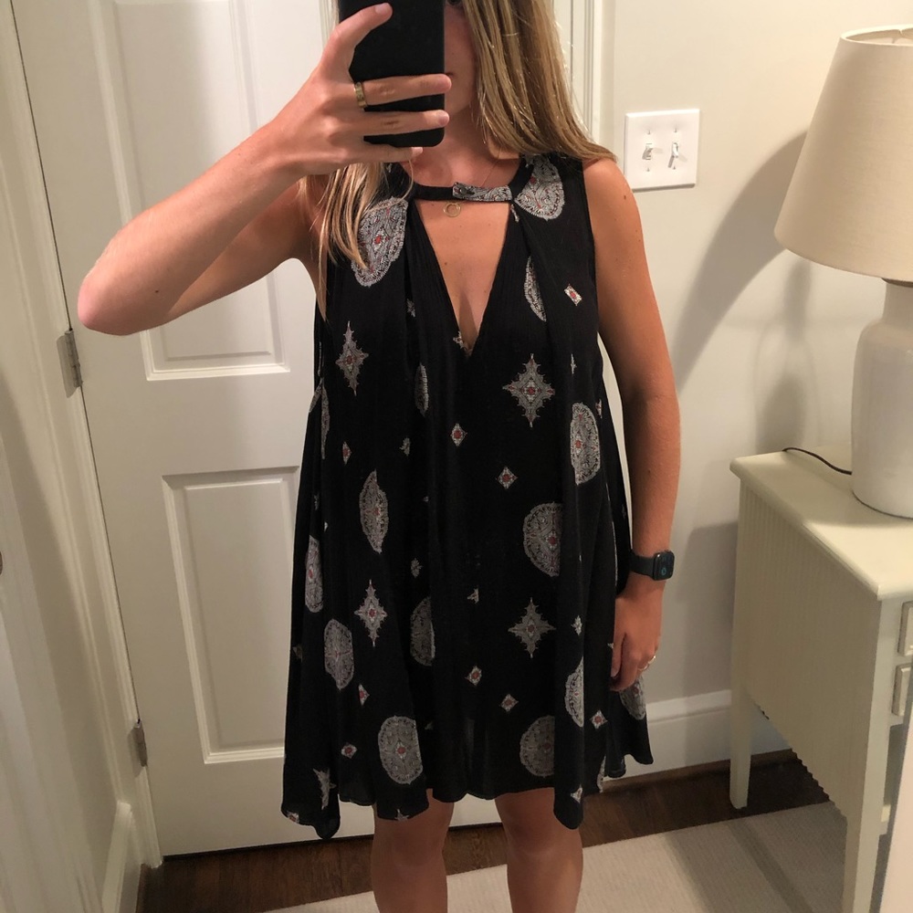 Free People Tree Swing Medallion Tunic Dress